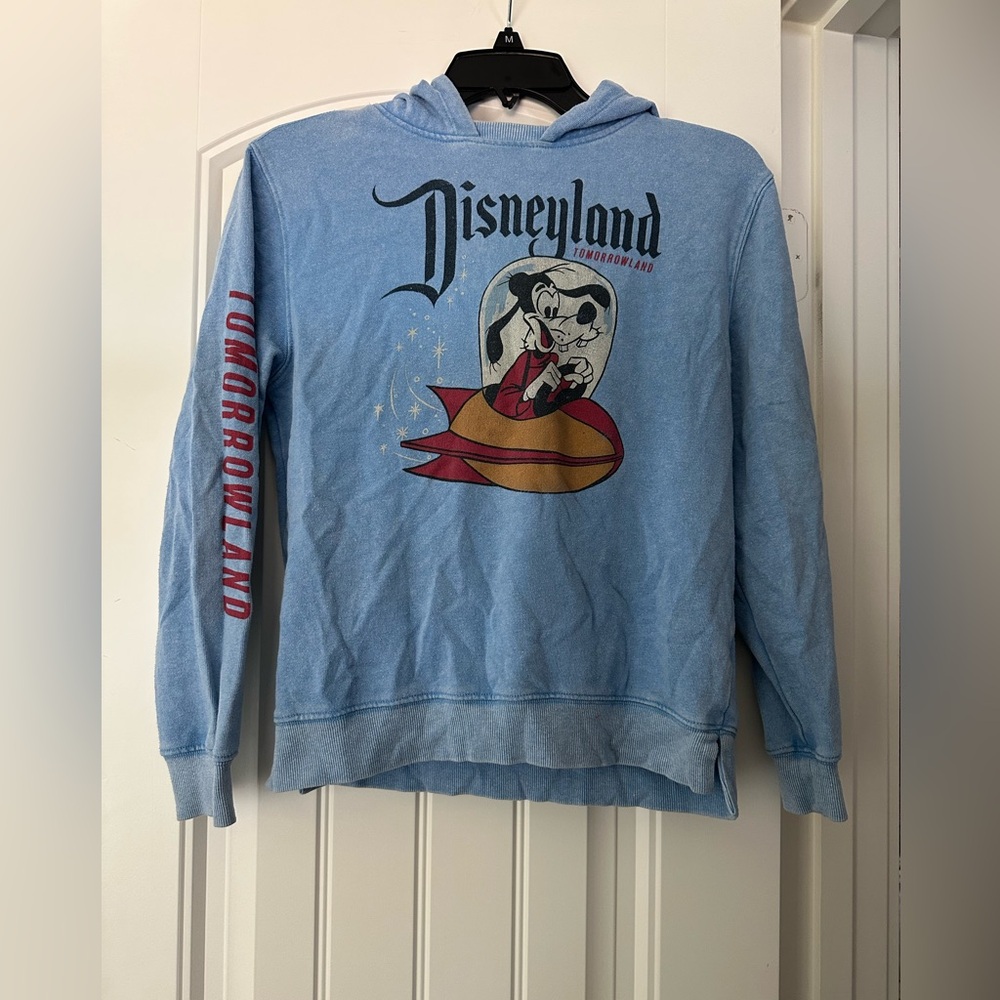Disney Blue Crewneck Sweater with Mickey Mouse Design